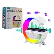 Lámpara Rgb + Cargador Inalámbrico + Parlante Bluetooth 