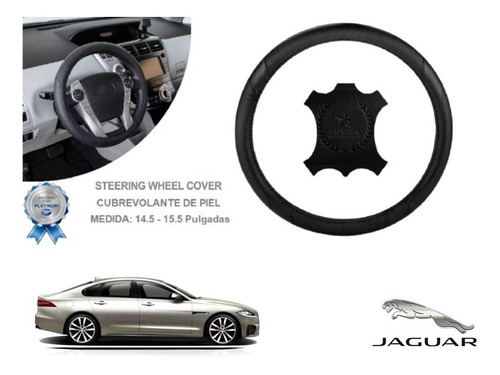 Funda Cubrevolante Negro Piel Jaguar Xf 2020 Foto 2