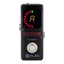 Pedal Kliq Tinytune Pro Stage Tuner Para Guitarra Y Bajo Con