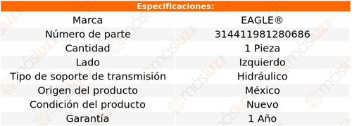 (1) Soporte Transmisin Izquierdo 9-5 2.0l 4 Cil 10/11 Foto 3