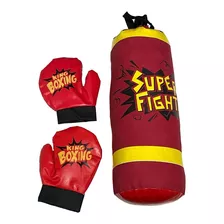 Saco De Boxeo Infantil Con Guantes Niños 321-49