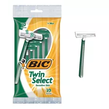 Bic Twin Select Afeitadora Desechable, 10 Unidades (paquete 