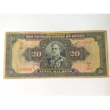 Cédula 20 Mil Réis 1932 Soberba - R119d - Original!