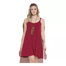 Kit 2un Vestido Feminino Básico Detalhe Nó Viscolycra Midi 