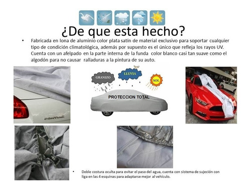 Car Cover Mercedes Benz Clase C 100% Vs Granizo Sol Agua Foto 2