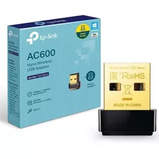 Receptor Nano Archer T2u Usb Wi-fi Wireless Ac600 Tp-link