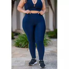 Calça Feminina Leg Plus Size Legging Academia Confortavel