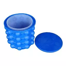 Mini Balde Gelo Em Silicone Forma Pedras Drink Termico