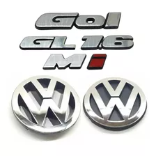 Kit Emblemas Gol Gl 1.6 Mi - Bola G2 - Modelo Original