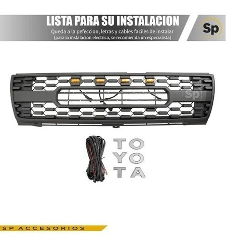 Parrilla Frontal Toyota Tacoma Trd 1998-2000 Led Trd Foto 2