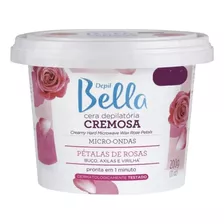 Cera Cremosa Micro-ondas Pétalas De Rosas Depil Bella 200g