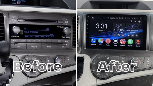 Android Toyota Sienna 2011-2014 Gps Touch Radio Bluetooth Hd Foto 7