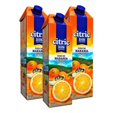 Jugo Citric Naranja 1 Litro Sin Tacc Pack X12 Unidades