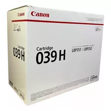 Toner Original Canon 039h Negro Lbp351 / Lbp352 25,000 Pags