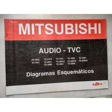 Esquemario Antigo Mitsubishi Audio E Tvc Com Vários Modelos