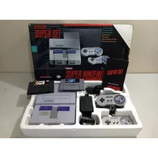 Super Nintendo Fat Com Mário Original +caixa +isopor +manual