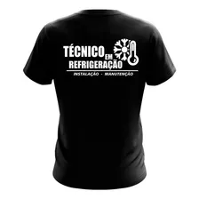 Camiseta Técnico Refrigeração Uniforme Profissional Autônomo