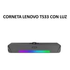 Corneta Lenovo Ts33 Bluetooth Con Luz Led Rgb