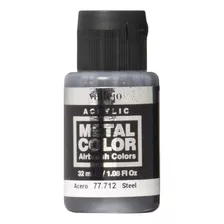 Vallejo Pintura De Color Metal Acero 1.1fl Oz