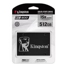 Disco Sólido Interno Kingston Skc600/512g 512gb - Com Nota Fiscal
