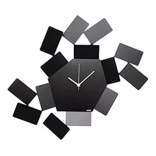 Alessi La Stanza Scirocco Reloj De Pared Negro