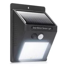 Luminária Arandela Solar 30 Led Com Sensor De Presença 6w