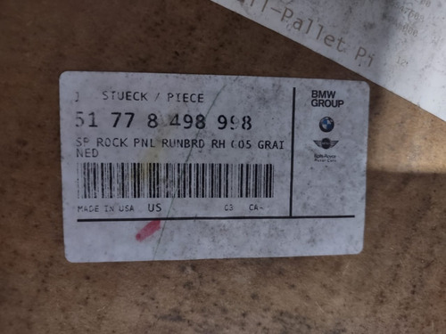 Bmw X5 2019 2020 2021 2022 2023 Estribo Derecho Nuevo Foto 4