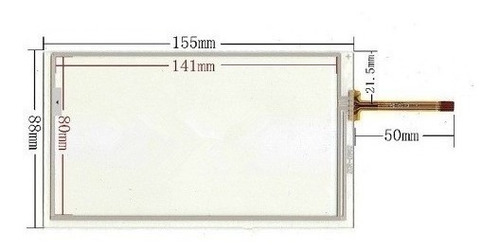 Touch Screen 6.2 Central Multimídia Aikon/orbe/winca/aeroetc