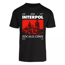 Playeras Interpol Zocalo Cdmx Sabado 20 Abril 2024 