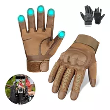 Guantes De Piel De Motocicleta Impermeable Pantalla Táctil