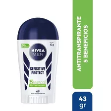 Desodorante Nivea Barra Men Sensitive Protect 43gr