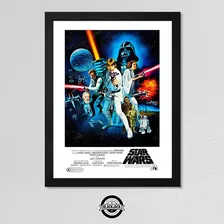 Star Wars Original Poster Clasico Cine Classic 30x40 Mad