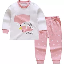 Pijama Para Bebés Y Niños 100% Algodón Manga Larga