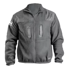 Campera Polar Americana Gris Envio Gratis