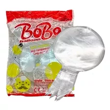 50 Balão Bubble Bobo Bolha 18 Polegadas Cristal Transparente