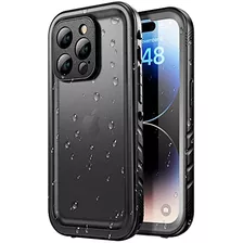 Funda Para iPhone 14 Pro Black-iPhone 13 Funda Impermeable