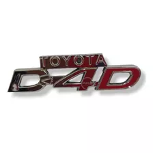 Emblema Toyota D-4d Cromado 