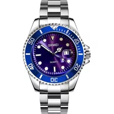 Reloj Cuarzo Skmei Elegantes Acero Inoxidable Fecha Rolex