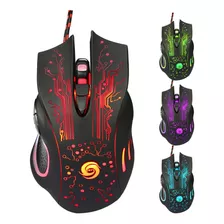 Mouse Gamer 6d Usb Pro Gamer 5500dpi Optico Led Rgb