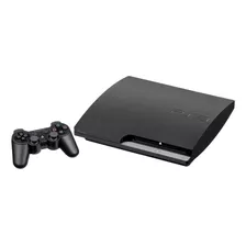 Sony Playstation 3 Slim 160gb Standard Cor Charcoal Black Com Controle E Cabos + 3 Jogos