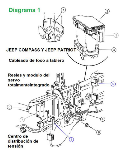 Relevador Mini Caliber Dodge 08/12 Foto 3