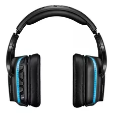 Audífonos Logitech G Series G935, Negro/azul Luz Rgb Led