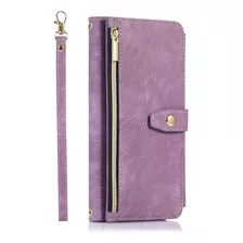 Capa De Telefone Flip De Couro Para Samsung S21