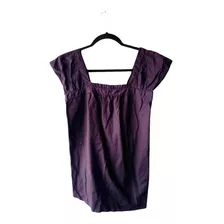 Blusa Morada De Maternidad Gap Talla Xs