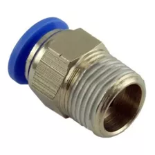 Conector Recto 1/8 X 8mm Pack 5 Unidades 