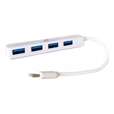 Adaptador Usb Tipo C 3.1 4 Portas Hub 3.0 Mouse Teclado