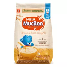 Cereais Infantil Nestlé Mucilon Arroz & Aveia Em Pacote 180 G