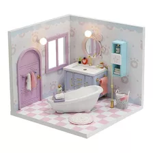 Cosy Bathroom Mini Casita Armable Con Caja Exhibidor Hongda