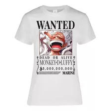 Blusa Cartel Wanted Monkey D Luffy One Piece 2022