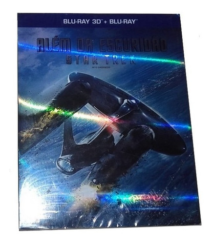 Blu-ray 3d+2d Star Trek: Além Da Escuridão (2 Discos) - Novo